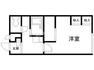 レオパレスＴＯＭＩＴＡ　５の間取り