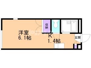 レオパレス大河の間取り
