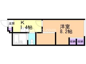 レオパレス大野の間取り