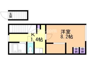 レオパレス新城の間取り