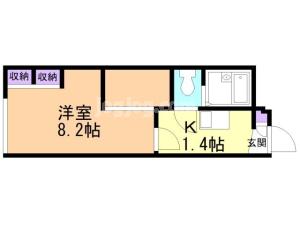 レオパレスクレアモントの間取り