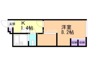 レオパレスクレアモントの間取り