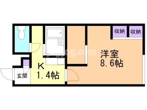 レオパレスＳｕｎ　Ｆｌｏｗｅｒの間取り