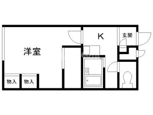 レオパレスみやびⅡの間取り