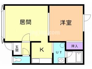 ディパーレＫ１の間取り