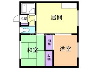 ハイツやまもとの間取り