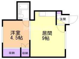 ふじおかハイツの間取り