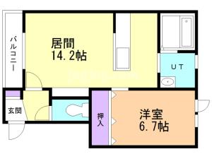 ヴェルデⅠの間取り