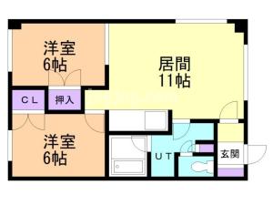 柏恵館Ⅱの間取り