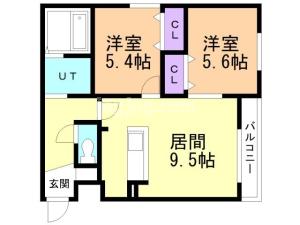 札幌市中央区北九条西１８丁目の賃貸マンション