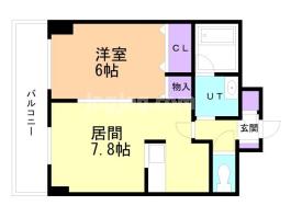 アーバンフラッツ豊平4条（旧：La　Douceur豊平4条）の間取り