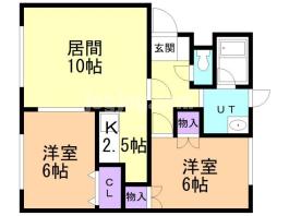 フロームＴ福住Ｂの間取り