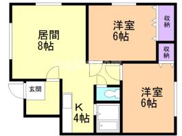 プレジールⅡの間取り