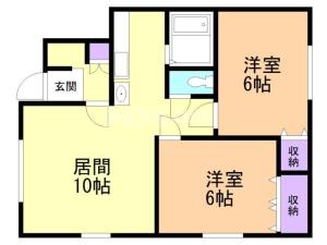 プレジールⅡの間取り
