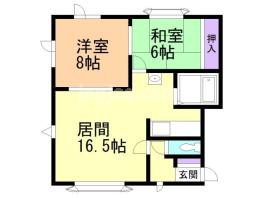 ロイヤルハイツＨＩの間取り