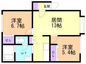 フィネ元町の間取り