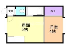 プラムコート菊水の間取り