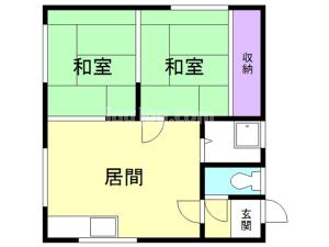 阿部アパートの間取り