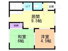 マンションＧＯ７の間取り