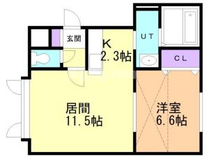 ヴィラノーブルⅡの間取り