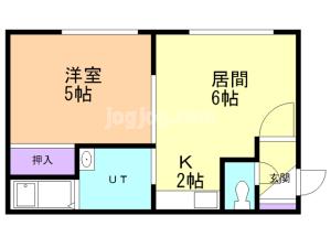ジュネス７・３の間取り