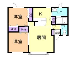 エスポワール壱番街の間取り