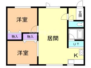 ソレイユ５・６の間取り
