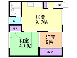 コーポ松の間取り