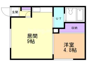 コーポ松の間取り
