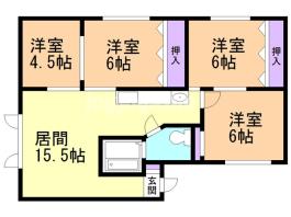 コーポアルトⅢの間取り