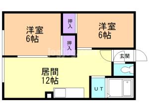 コーポアルザスの間取り