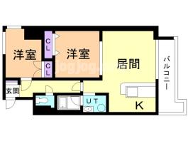 ソシオ山下通りの間取り
