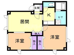 北口マンション３号館の間取り
