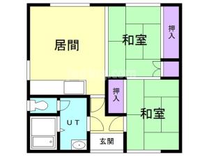 コーポさわだの間取り
