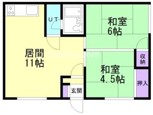 コーポラス和の間取り