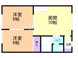 コーポクローバーの間取り