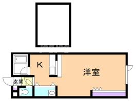 パセオ常盤Ｂの間取り