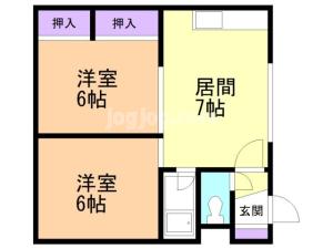フラワーハイツの間取り
