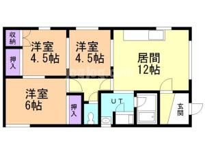 美山ヒーマル１の間取り
