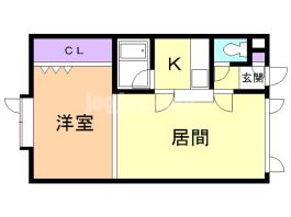 ラピュタハウスＢの間取り
