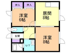 ハイツグリーンの間取り