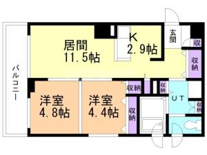 ｍｏｔｔｏ　たくま宿の間取り