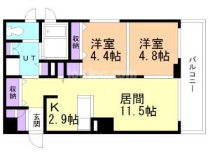 ｍｏｔｔｏ　たくま宿の間取り