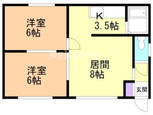 コーポ山口西４条の間取り