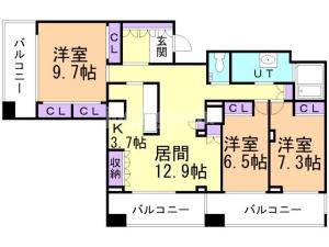 ｍｏｔｔｏ　たくま宿の間取り