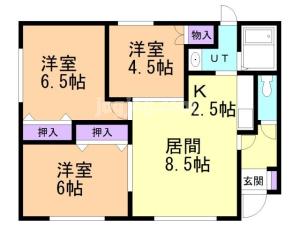 コーポ藤の間取り