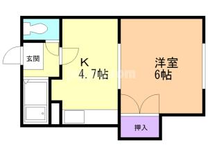 コーポルミナスの間取り