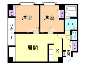 帯広１６丁目ビルの間取り