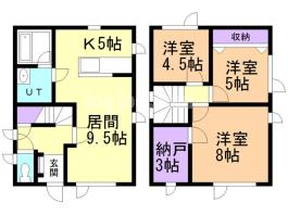 タウンハウス美芳の間取り