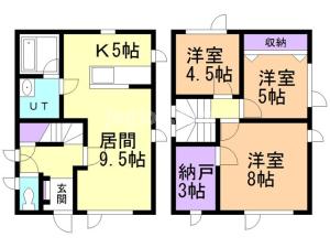 タウンハウス美芳の間取り